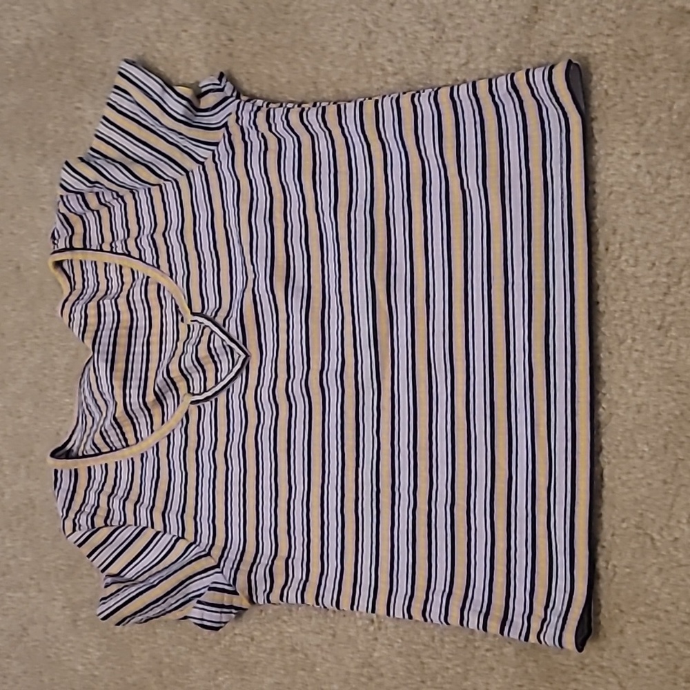 Striped crop top